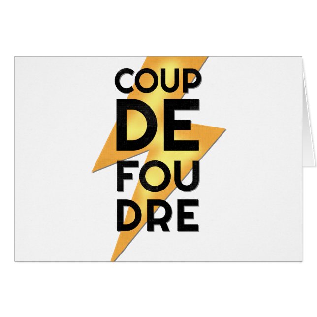 Coup de Foudre - Lightning Strike French (Front Horizontal)