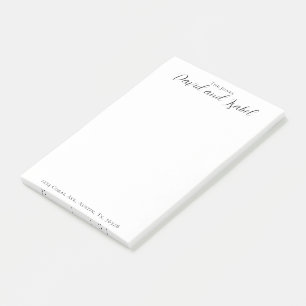 Couple 2 Names Script Address Formal Post-it Notes