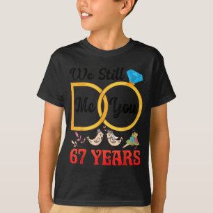 Couple 67th Wedding Anniversary Married 67 Years T-Shirt