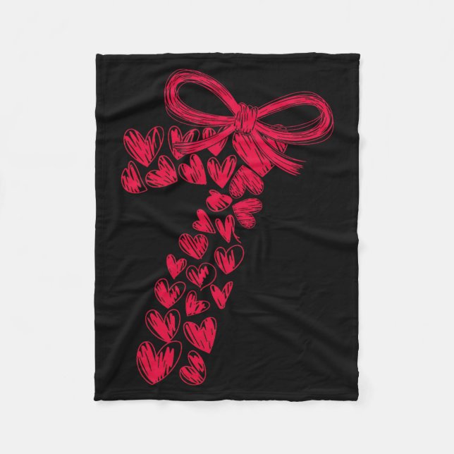 Couple 7 67 - Cute Six Seven Hearts Matching 67 Va Fleece Blanket (Front)