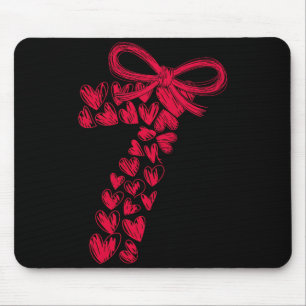 Couple 7 67 - Cute Six Seven Hearts Matching 67 Va Mouse Mat