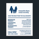 Couple and Child Design, Psychotherapist, Therapy Flyer<br><div class="desc">Couple and Child Design,  Psychotherapist,  Therapy Advertising Flyers By The Business Card Store.</div>