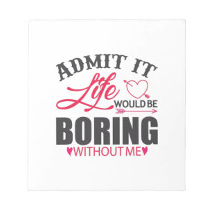 Couple Art Admit It Life Notepad