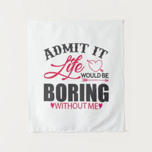 Couple Art Admit It Life Tapestry