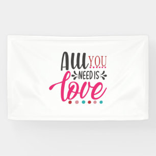 Couple Art All You Need Is Love Banner