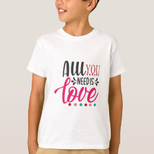 Couple Art All You Need Is Love T-Shirt