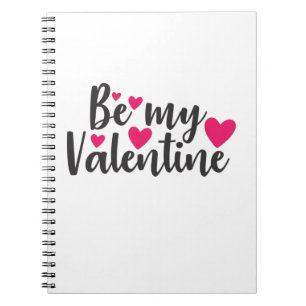 Couple Art Be My Valentine Notebook