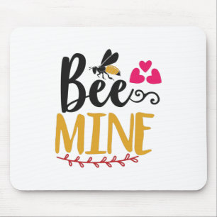 Couple Art Bee Mine Mouse Mat