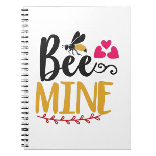 Couple Art Bee Mine Notebook
