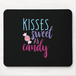 Couple Art Kisses Sweet As Candy Mouse Mat