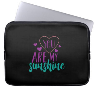 Couple Art You Are My Sunshine Laptop Sleeve
