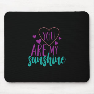 Couple Art You Are My Sunshine Mouse Mat