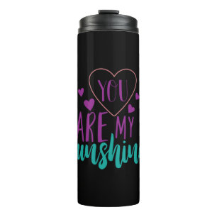 Couple Art You Are My Sunshine Thermal Tumbler