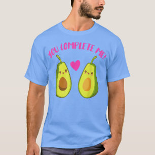 Couple Avocado Gift You Complete Me Guacamole Coup T-Shirt