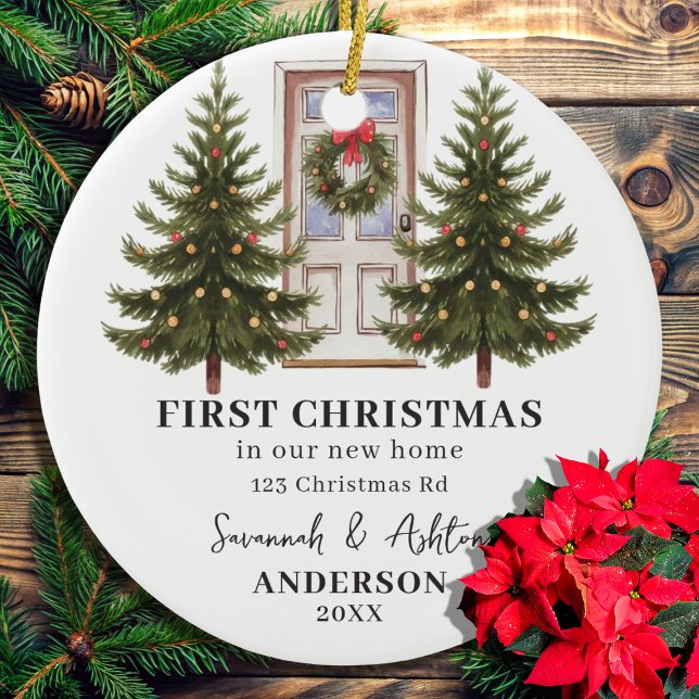 Couple Christmas Keepsake First Christmas Ceramic Tree Decoration (Creator Uploaded)