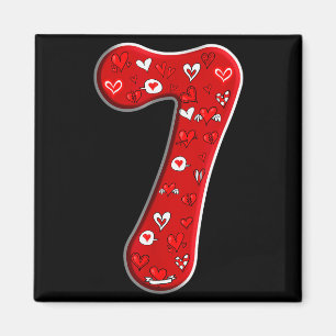 Couple Costume Duo 67 Meme Six Seven Number 7 Vale Magnet
