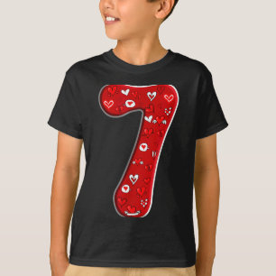 Couple Costume Duo 67 Meme Six Seven Number 7 Vale T-Shirt