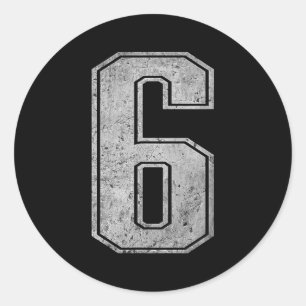 Couple Costume Duo 67 Six Seven Meme Funny Number  Classic Round Sticker