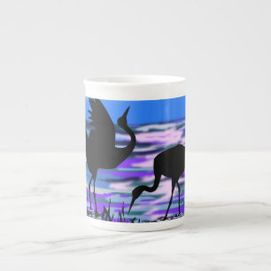 Couple Crane Bird Mug