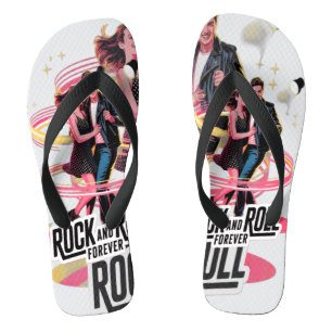 Couple dance flip flops