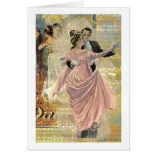Couple Dancing Card