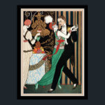 "Couple Dancing" George Barbier Art Deco 12 x16 Poster<br><div class="desc">Colorful,  George Barbier,  Art Deco,  Print "Couple Dancing"</div>