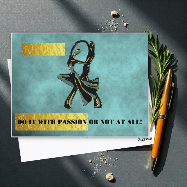 Couple dancing in the night postcard (Creator Uploaded)