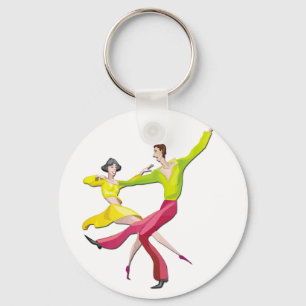 Couple Dancing Key Ring