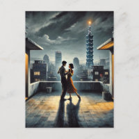 Couple Dancing with Taipei 101