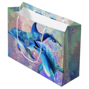Couple Dolphin Gift Bag Love