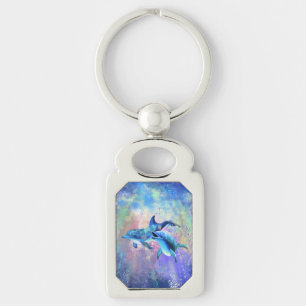 Couple Dolphin Keychain