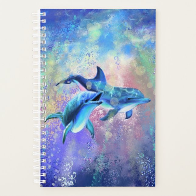 Couple Dolphin Planner (Front)