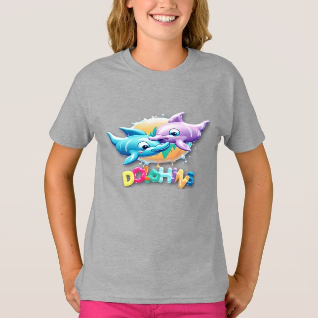 couple dolphin T-Shirt (Front)