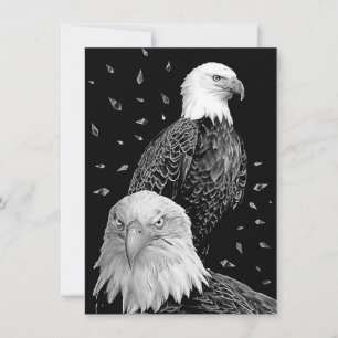 Couple Eagle Invitation