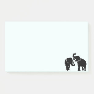 Couple Elephant Post it Notes