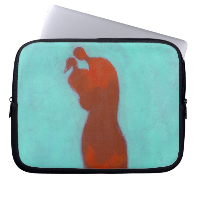 Couple Embracing Laptop Sleeve (Front)