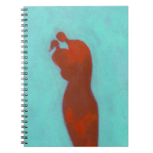 Couple Embracing Notebook