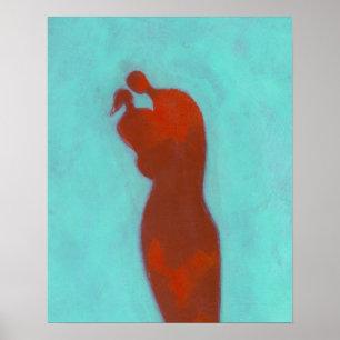 Couple Embracing Poster