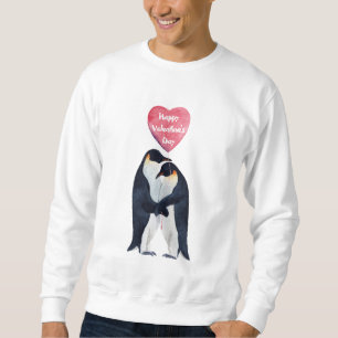 Couple Emperor Penguins Valentine’s Day  Sweatshirt