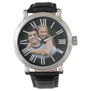 Couple Engagement Portrait Your Photo in Centre Watch