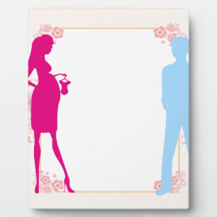 couple expecting baby plaque