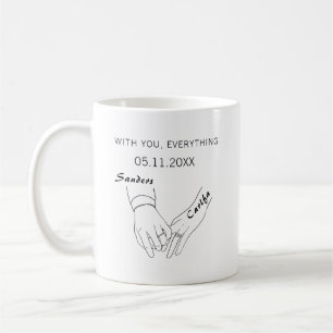 Couple forever Together Wedding Gift Engagement  Coffee Mug