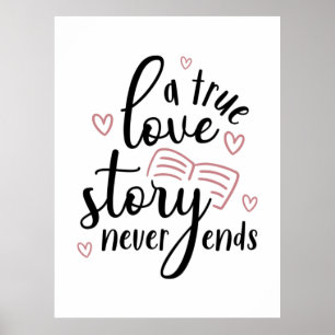 Couple Gift A True Love Story Never End Poster