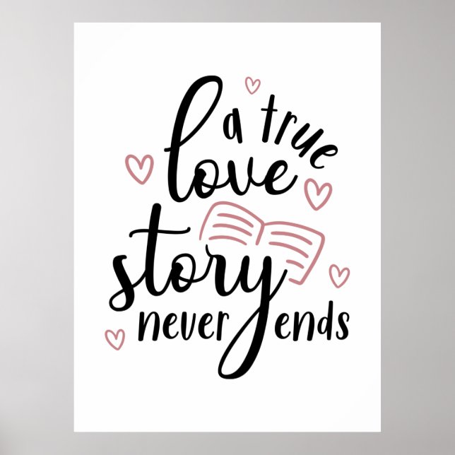 Couple Gift A True Love Story Never End Poster (Front)