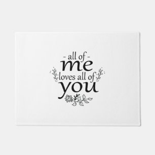 Couple Gift All Of Me Loves All Of You Doormat