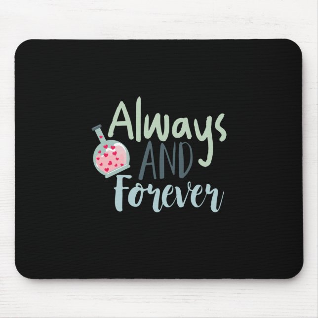 Couple Gift Always And Forever Mouse Mat (Front)