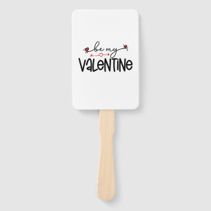 Couple Gift Be My Valentine Hand Fan