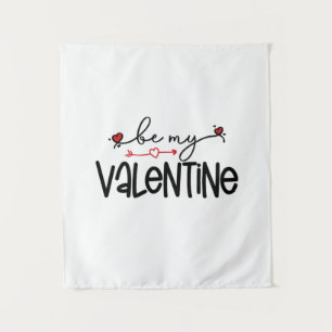 Couple Gift Be My Valentine Tapestry