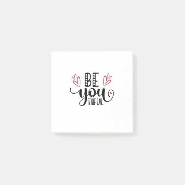 Couple Gift Be You Beautiful Post-it Notes (Front)