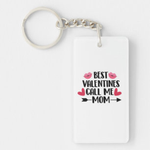 Couple Gift Best Valentines Call Me Mum Key Ring
